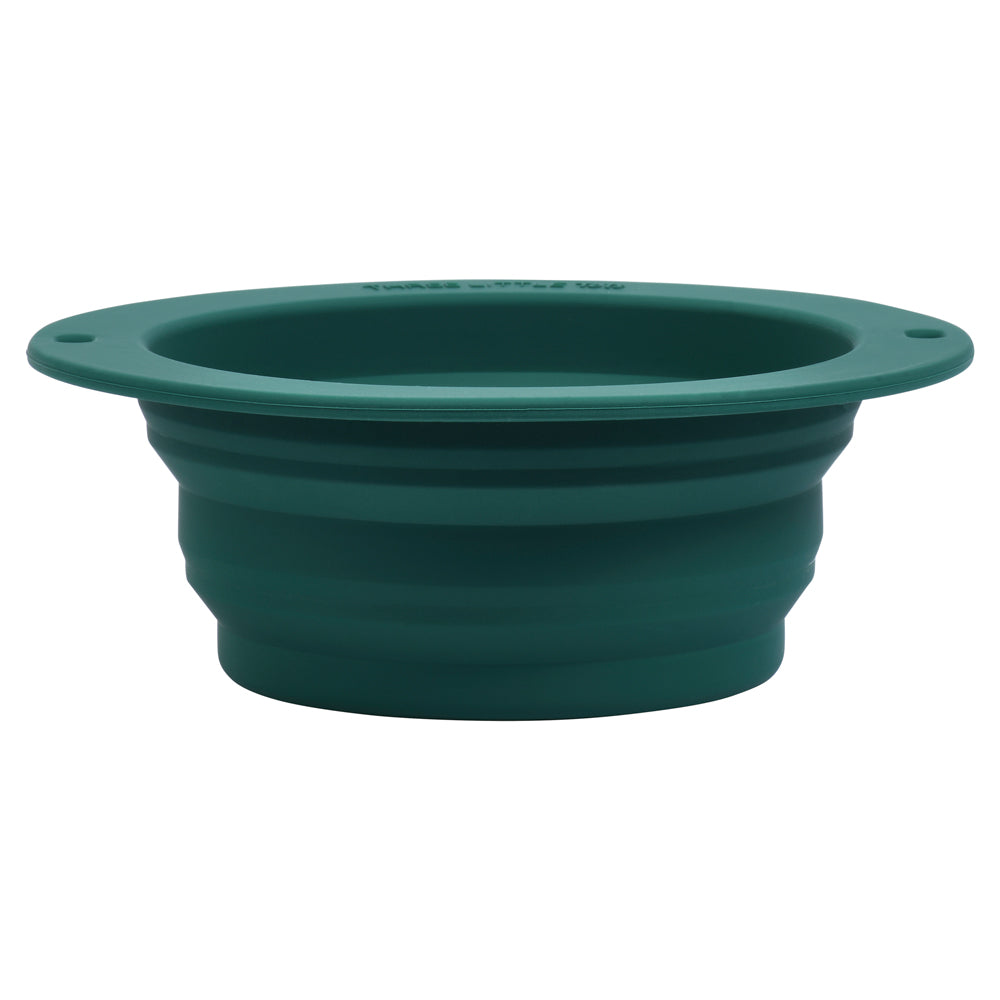 Forrest Green Collapsible Bowl for Travel or Home – Three Little Tots