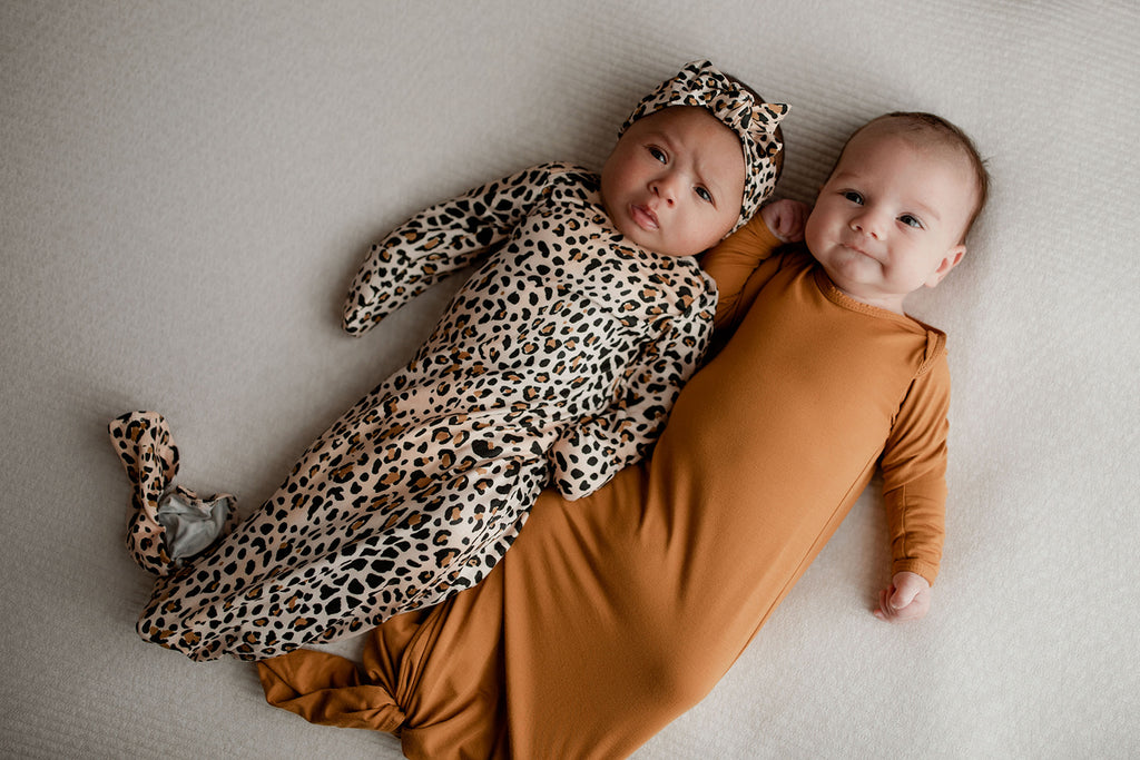 Leopard Labor & Delivery Gown – Three Little Tots