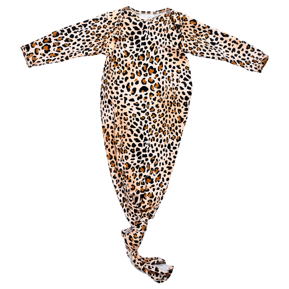 Leopard Labor & Delivery Gown – Three Little Tots