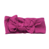 Magenta Ribbed Knotted Headband