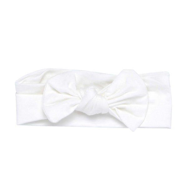 White Knotted Headband